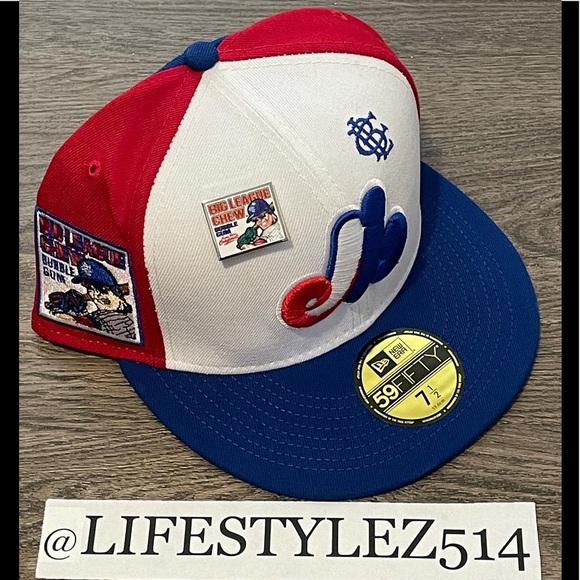 New Era x MLB Big League Chew 59Fifty Fitted Hat Montreal Expos - Picture 2 of 2